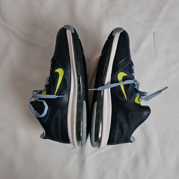 NIKE Lebron 9 Low "Obsidian/Cyber" Basketball Shoe Sneakers Size US 8 - Picture 9 of 16